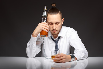 Alcohol dependence in men