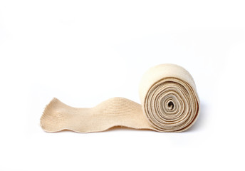 Medical bandage on a white background