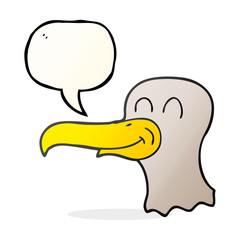 speech bubble cartoon seagull