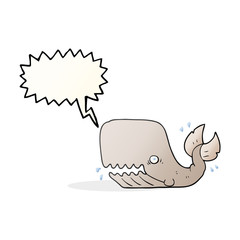 speech bubble cartoon angry whale