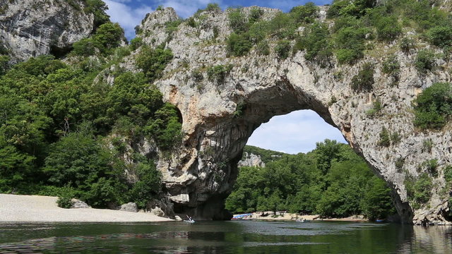 Rafting on the river Rhone