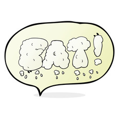 speech bubble cartoon fat symbol