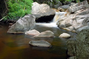 Waterfall in the jungle ,Thailand