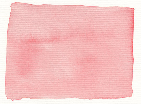 flat red watercolor paint on linear texture paper background