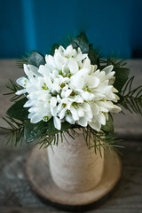 bouquet of snowdrops