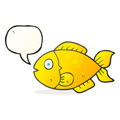 speech bubble cartoon fish