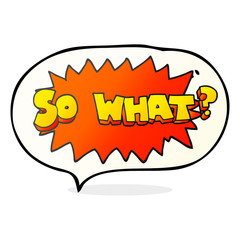 so what speech bubble cartoon sign