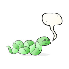 speech bubble cartoon snake