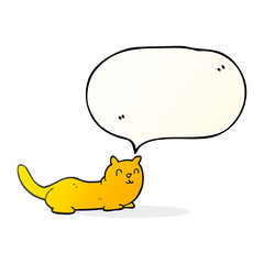 speech bubble cartoon cat