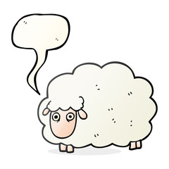 speech bubble cartoon farting sheep