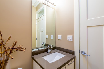 Fragment of a luxury bathroom