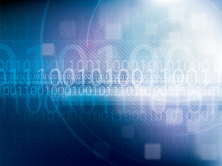 abstract technology background binary code