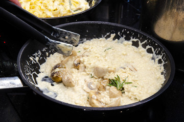 Risotto with mushrooms