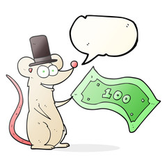 speech bubble cartoon rich mouse