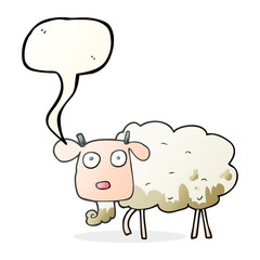 speech bubble cartoon muddy goat