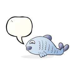 speech bubble cartoon fish