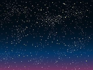 Vector background. Starry night Sky. Eps 10.