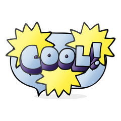 cool speech bubble cartoon symbol