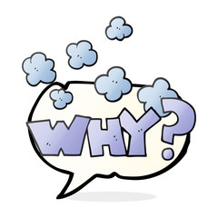 speech bubble cartoon shout WHY?