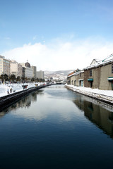 Naklejka premium 小樽運河 