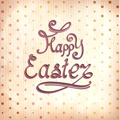 Happy Easter greeting card 