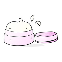 cartoon face cream
