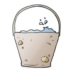 cartoon bucket