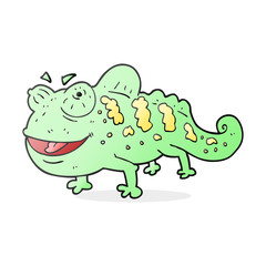 cartoon chameleon