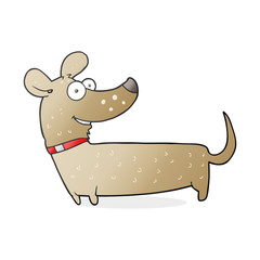 cartoon happy dog