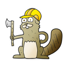 cartoon beaver