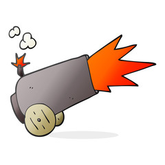 cartoon cannon firing