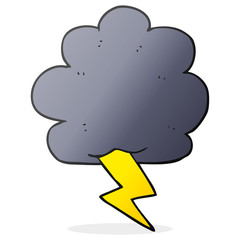 cartoon thundercloud