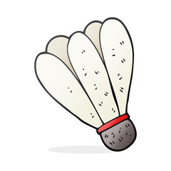 cartoon badminton