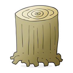 cartoon tree stump