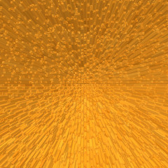 Yellow and orange extruded background
