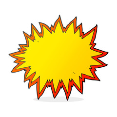 cartoon explosion sign