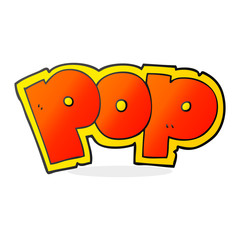 cartoon POP symbol