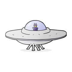 cartoon UFO