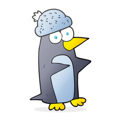 cartoon penguin