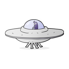 cartoon flying saucer