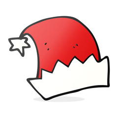 cartoon santa hat