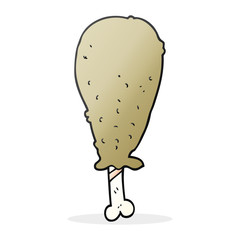 cartoon chicken leg