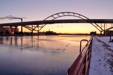Bridge After Sunset