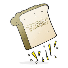 cartoon toast