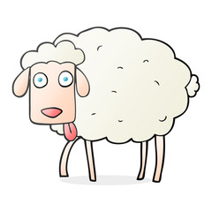 cartoon sheep