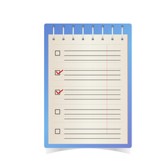 check list blue illustration