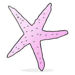 Obraz premium cartoon starfish