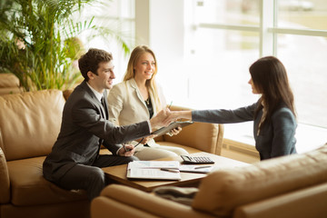 The conference of entrepreneurs. Concluding a very important dea