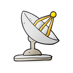 cartoon satellite dish
