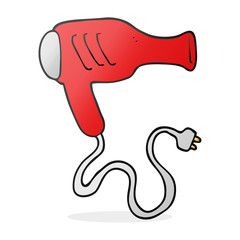 cartoon hair dryer